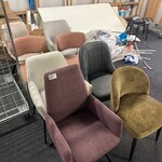 8x eetkamerstoelen, mix